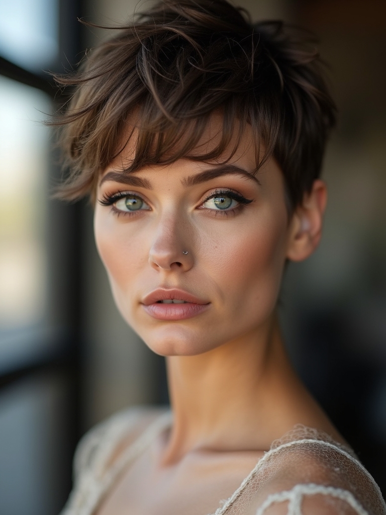 pixie cuts by face shape