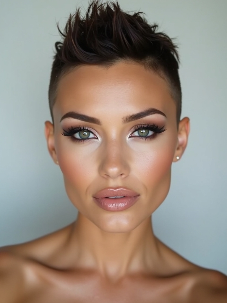 pixie with shaved sides