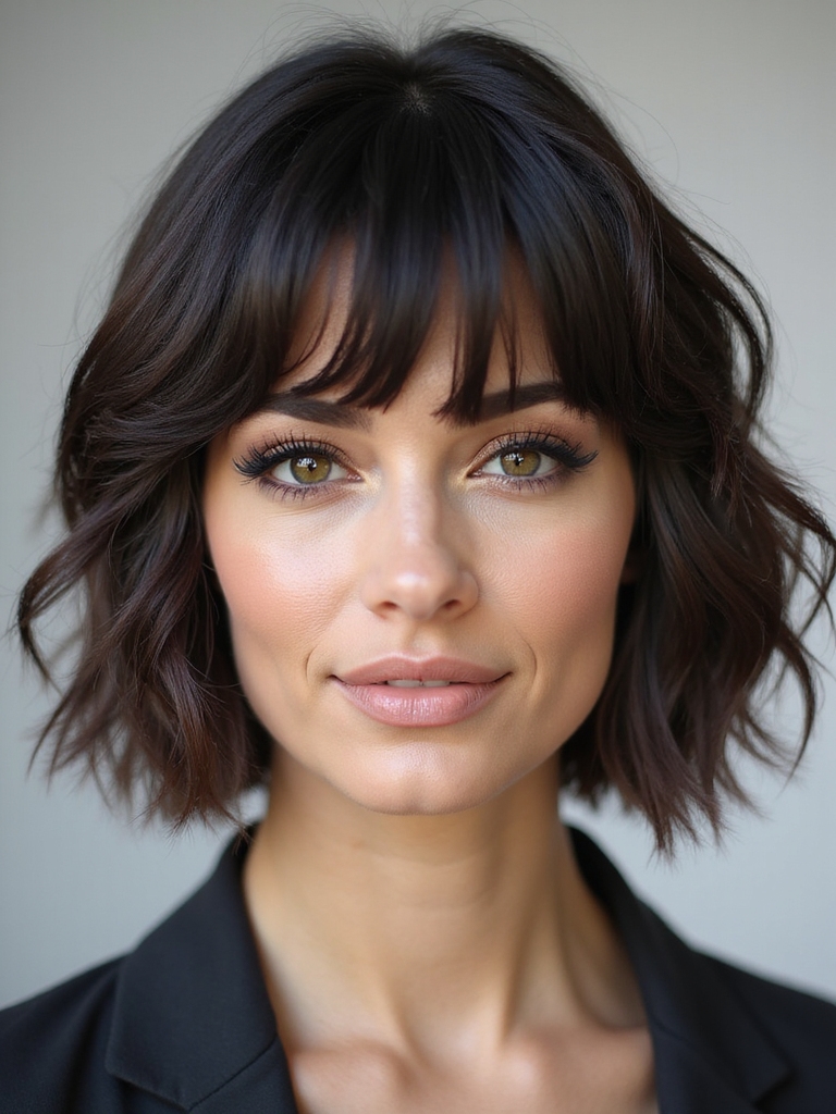 playful modern choppy bob hairstyles