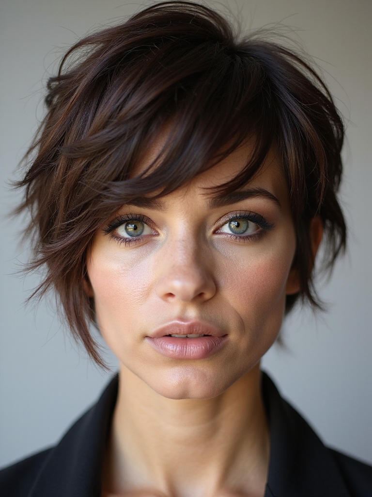 playful textured choppy layers