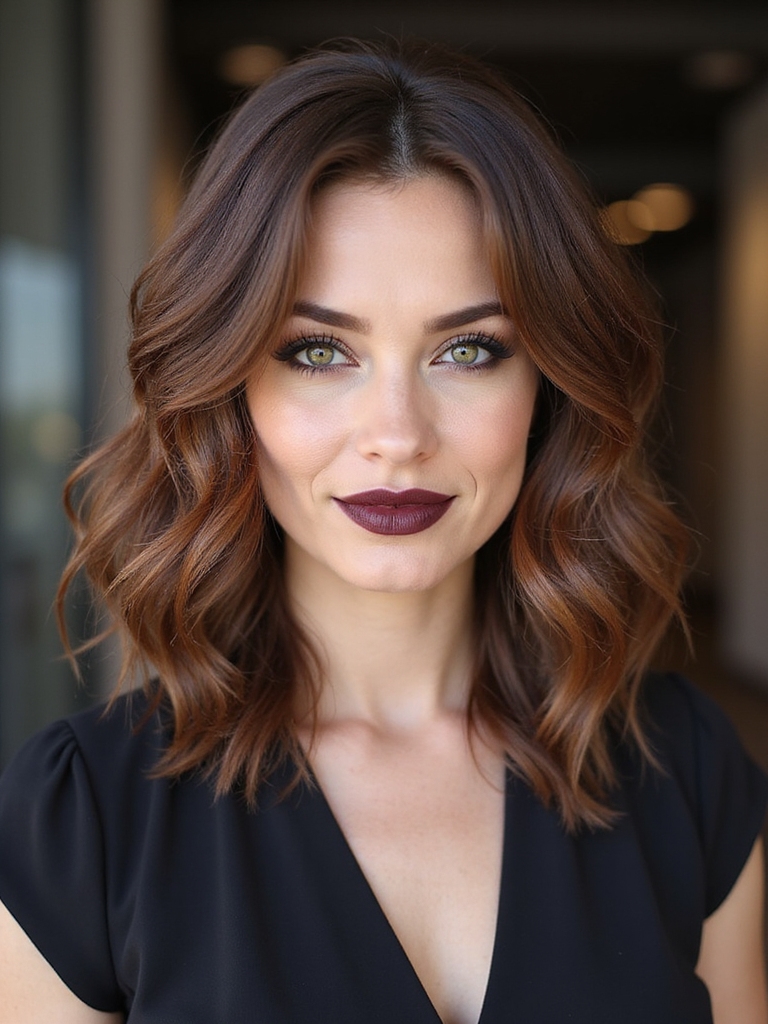 polished textured shaggy styles