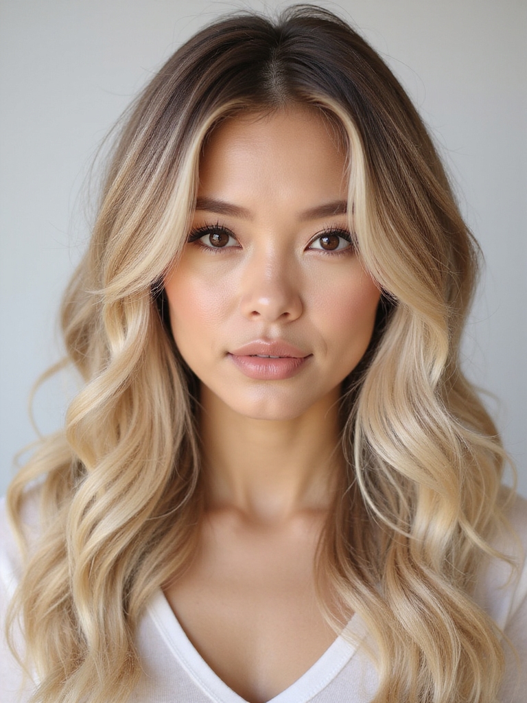 protect blonde layers from heat