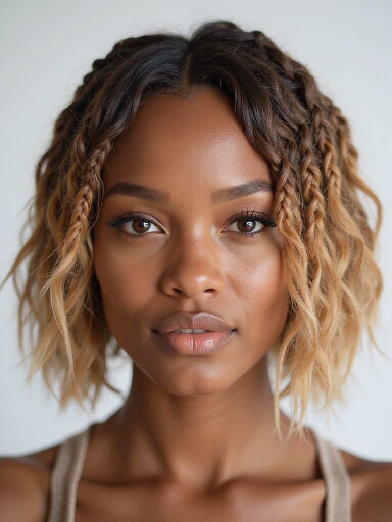 protective low maintenance braided bob