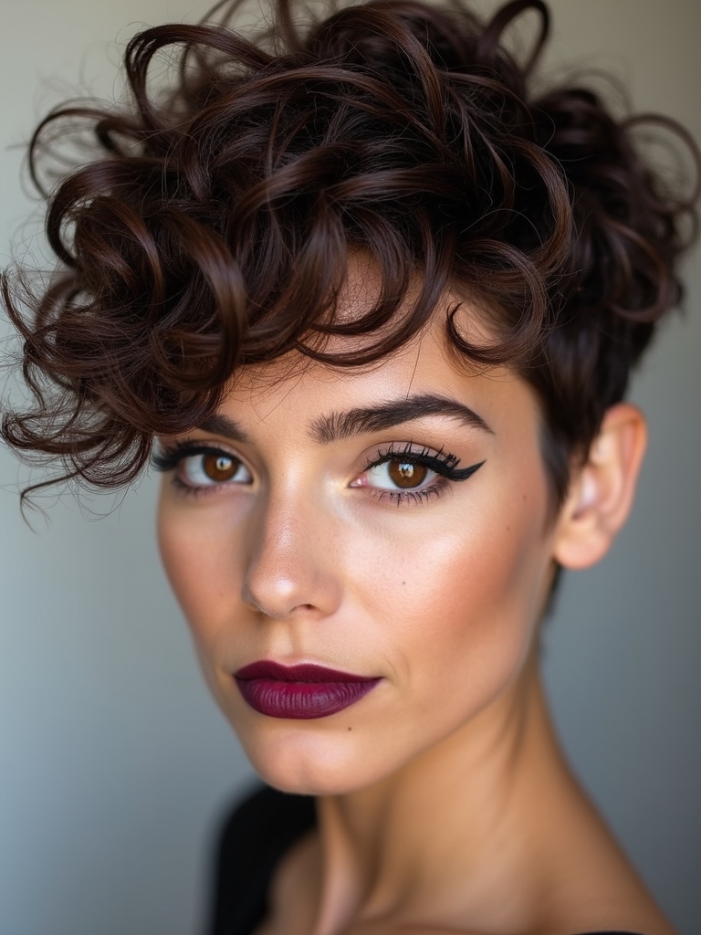 quick scrunch and diffuse routine