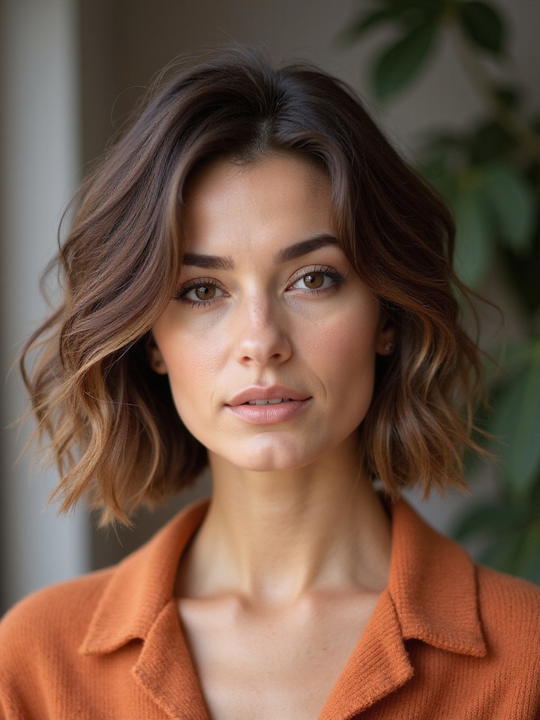quick textured wavy bob routine