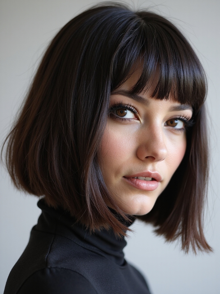 refined angular textured shag