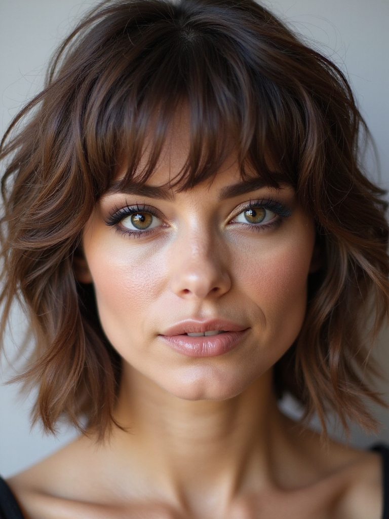 refined long shag layers