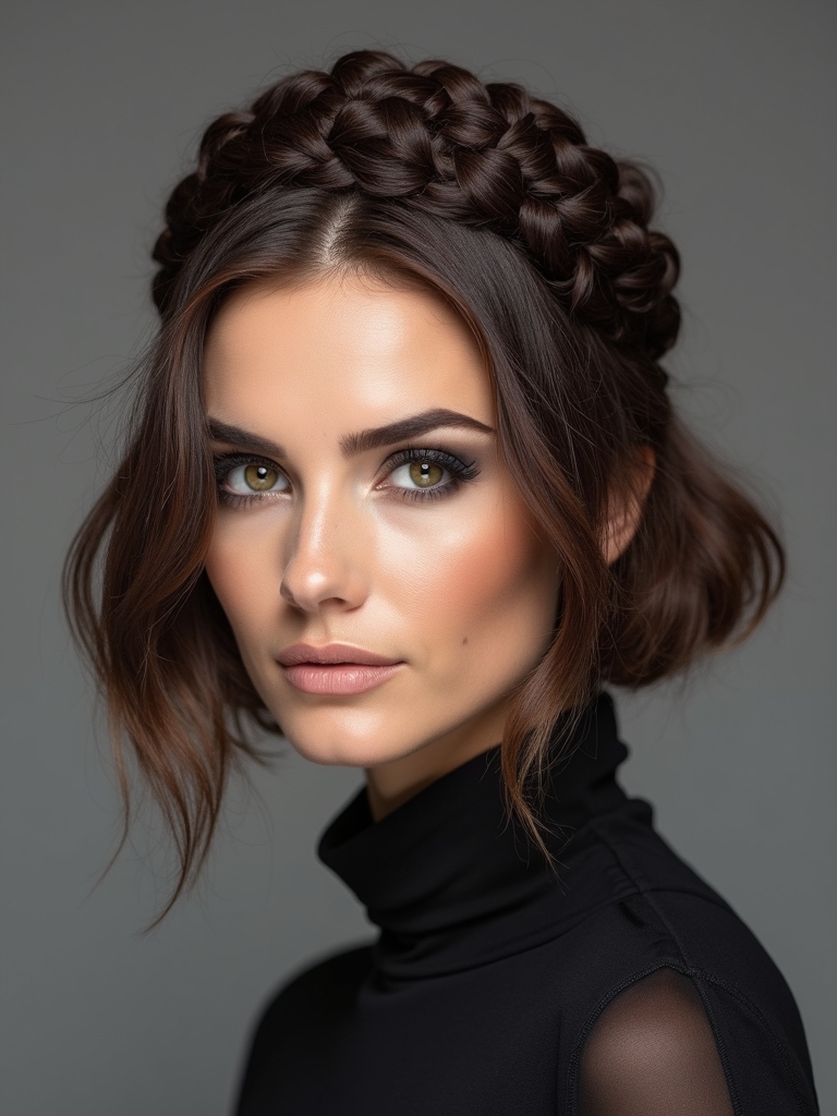 regal wraparound braided bob