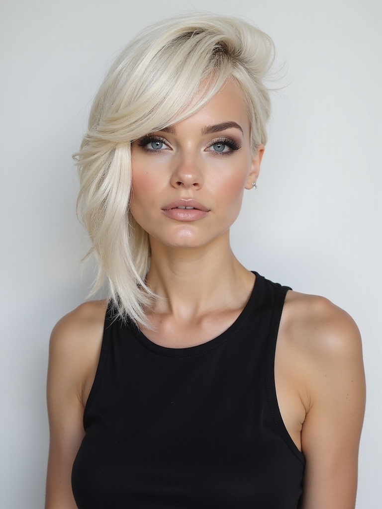 retro inspired textured layered cut