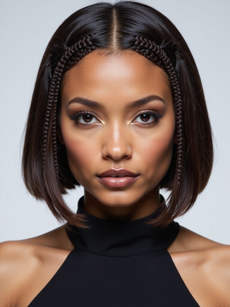 seamless gradually thickening chic bob