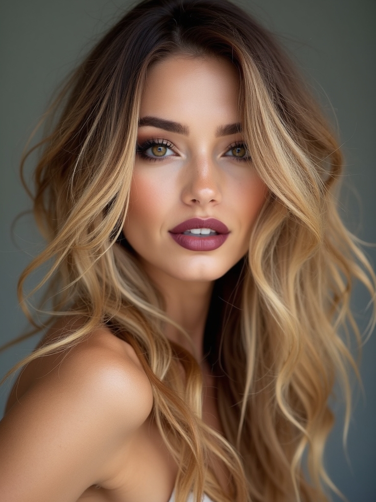 shag haircut emphasizing texture