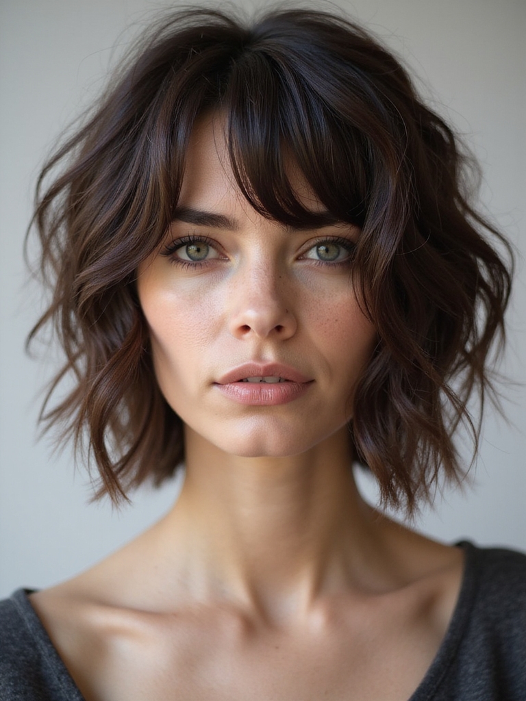 shag haircut with layers