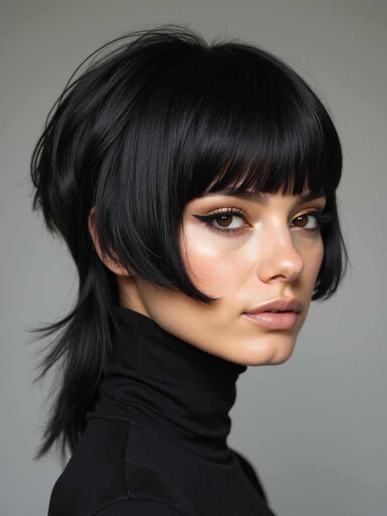 shag mullet retro meets modern styling