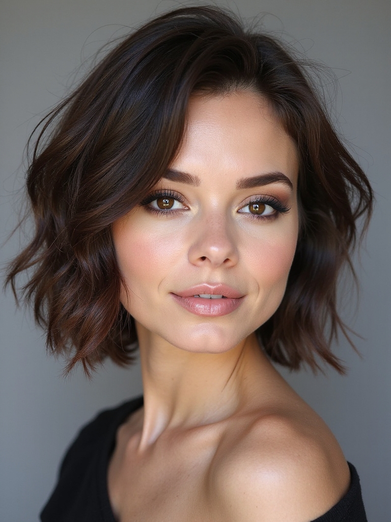 shaggy bob boosts confidence