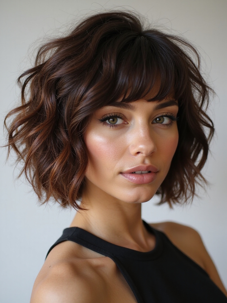 shaggy bob versatile styling