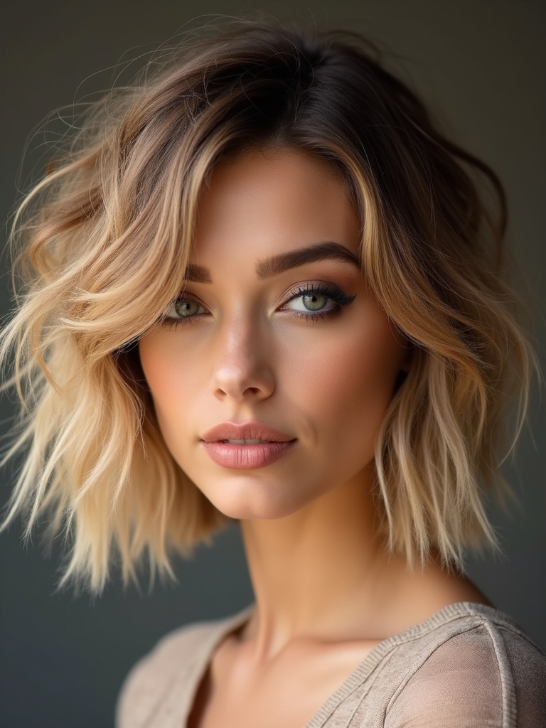 shaggy bob volumizing styling tips