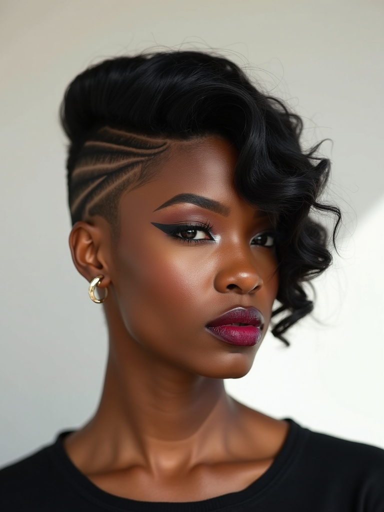 sharp geometric undercut details