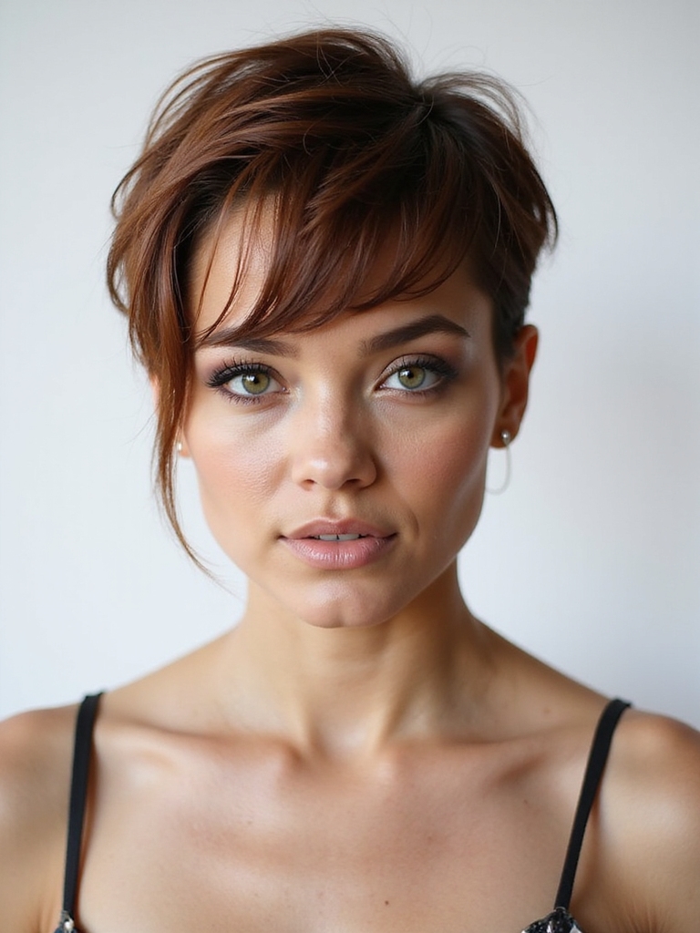 shaved undercut textured top