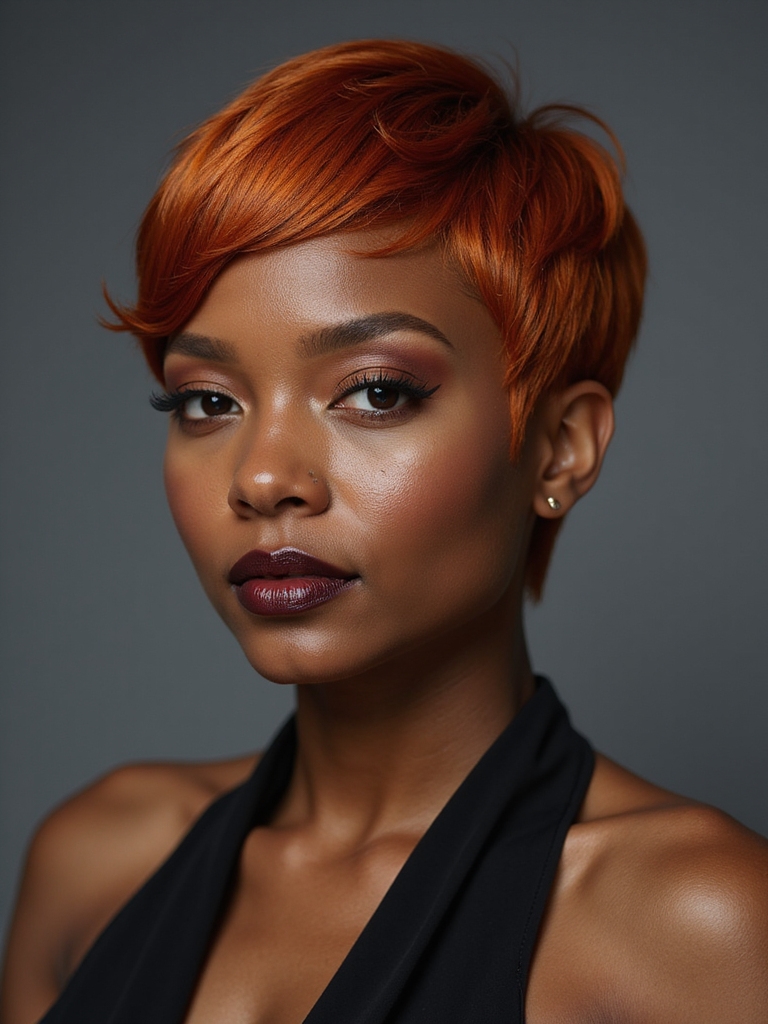 short bold low maintenance transformation