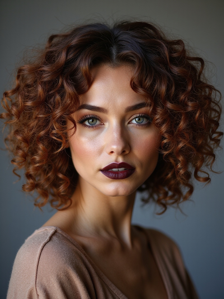 short curly bob celebrations