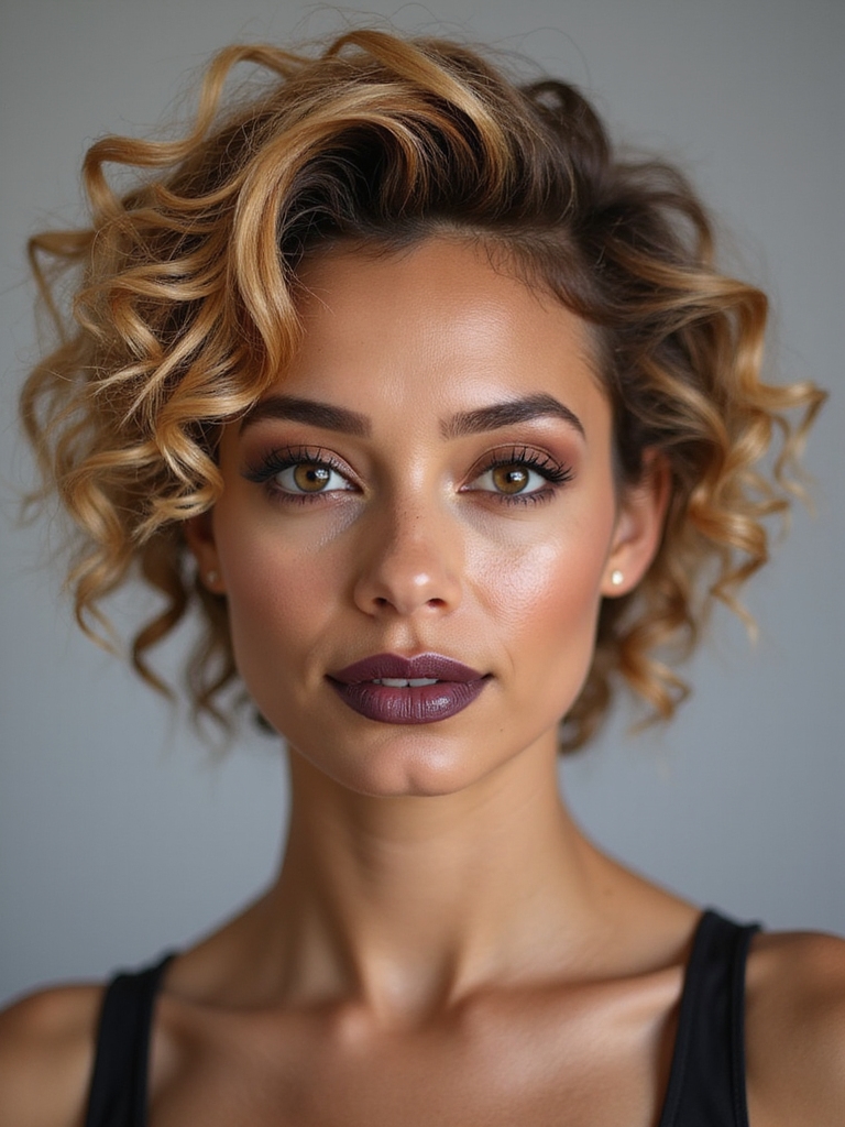 short defined low maintenance curls