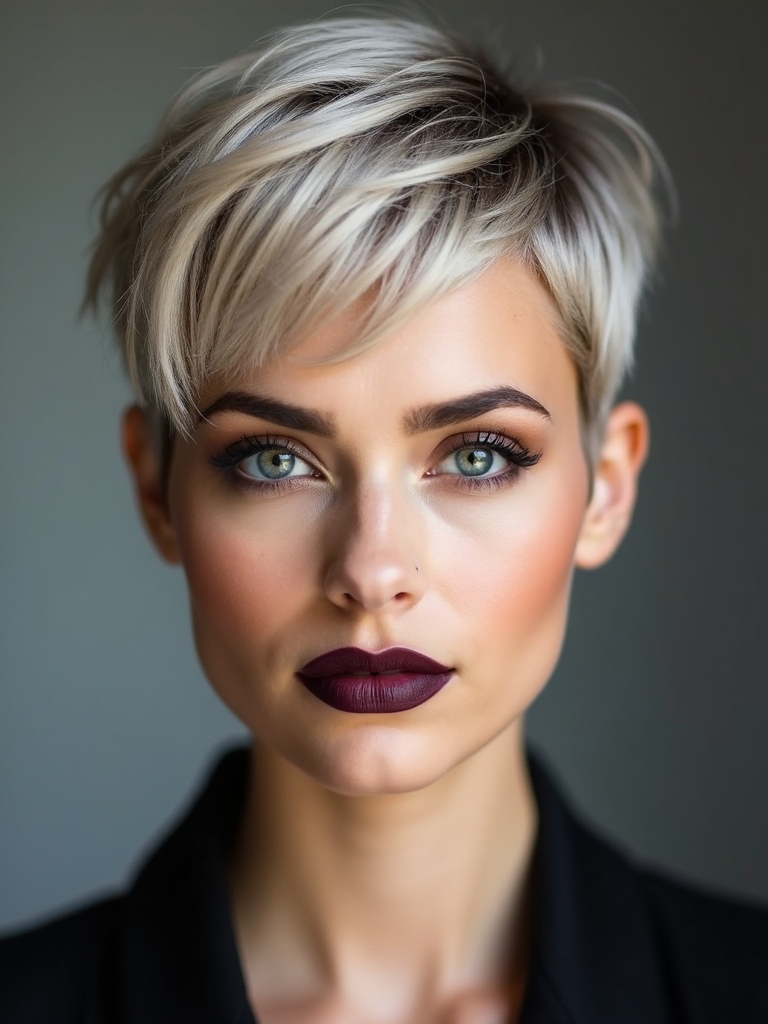 short sides textured top
