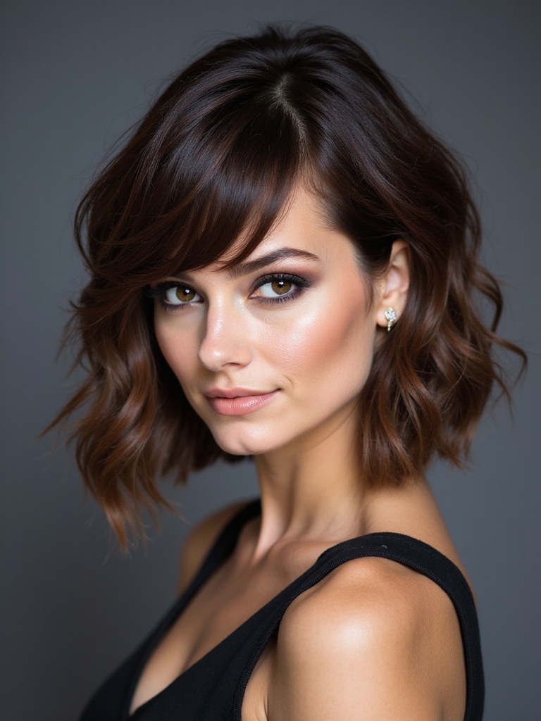 short textured mullet drama