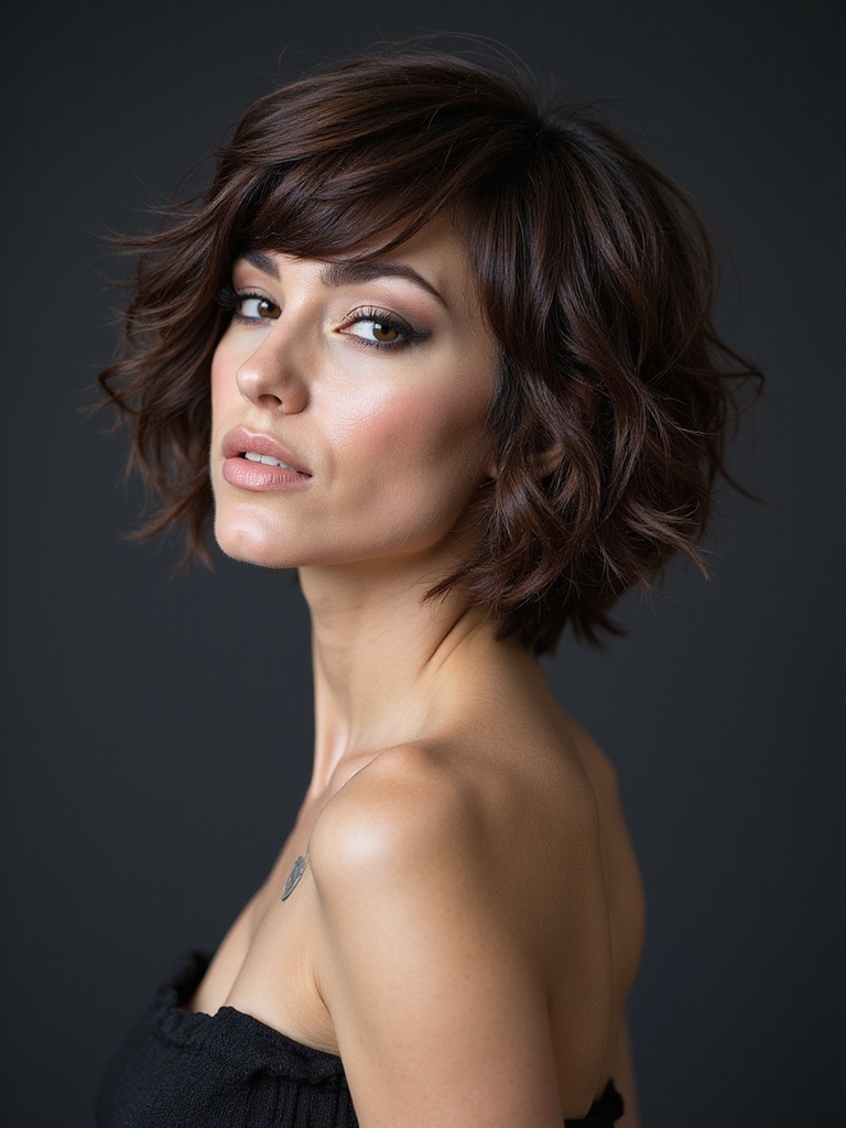 short textured pixie bob hybrid