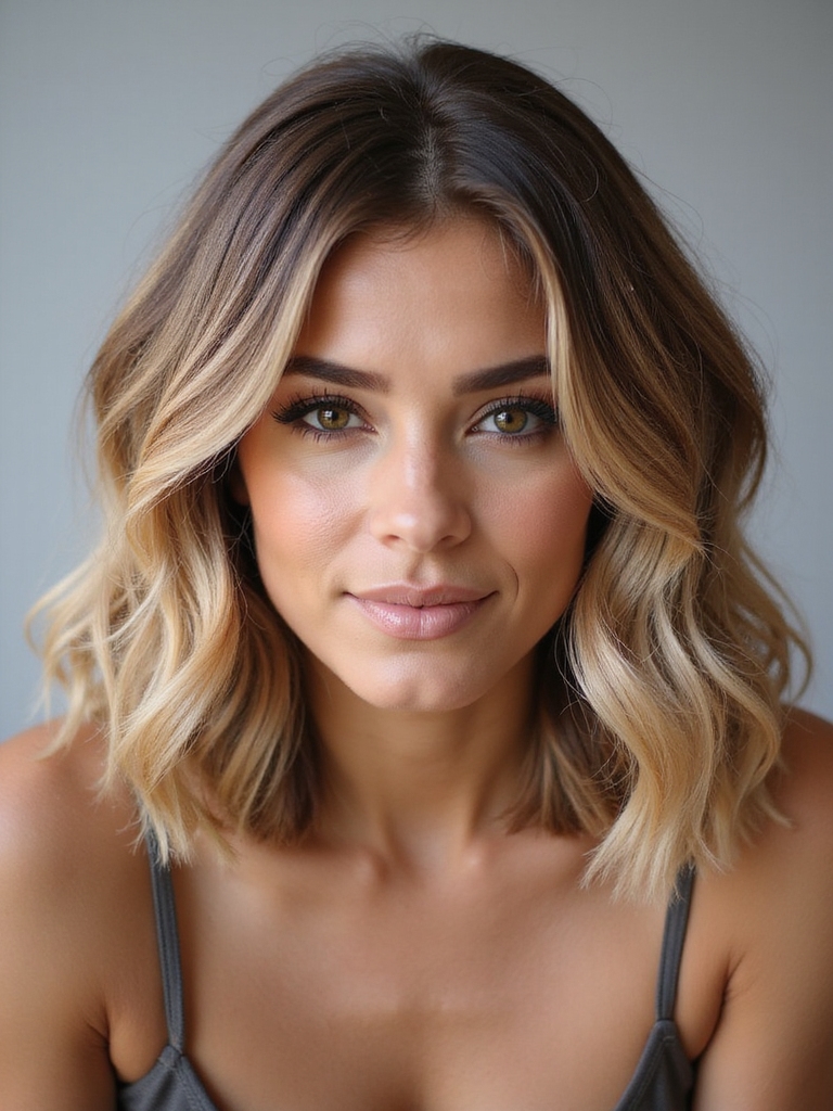 side part textured medium bob