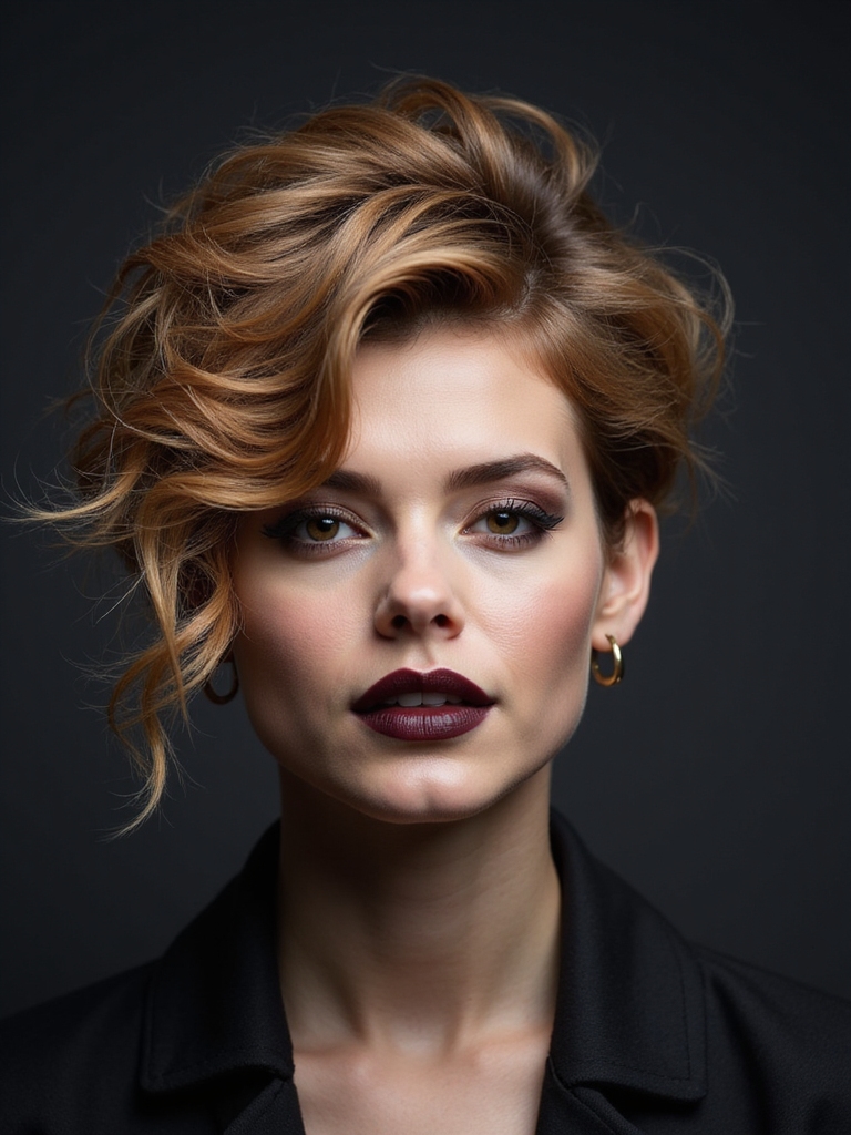 silk sleeper textured pixie volume