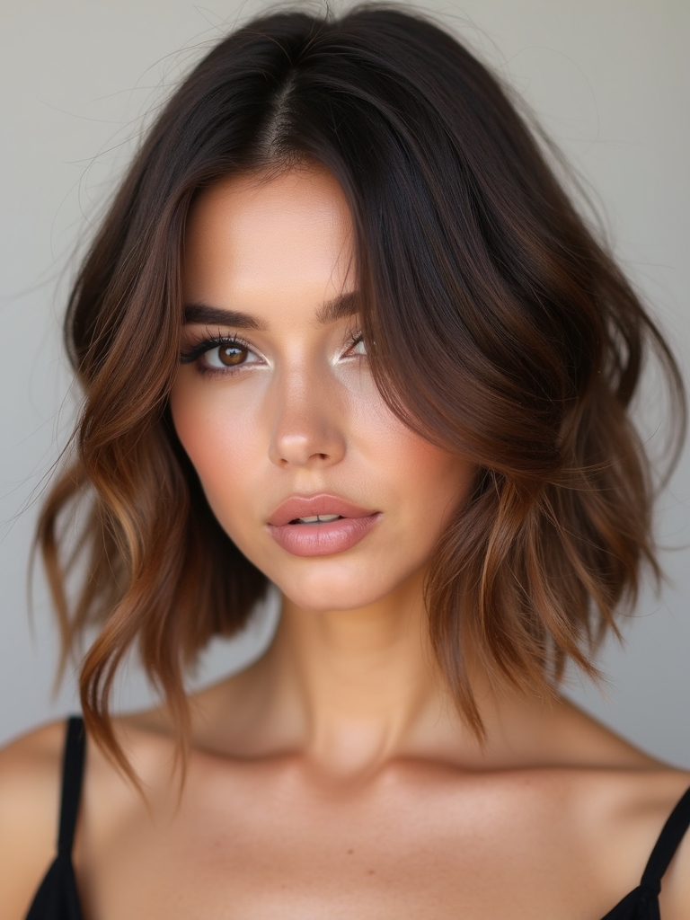 sleek polished layered lob
