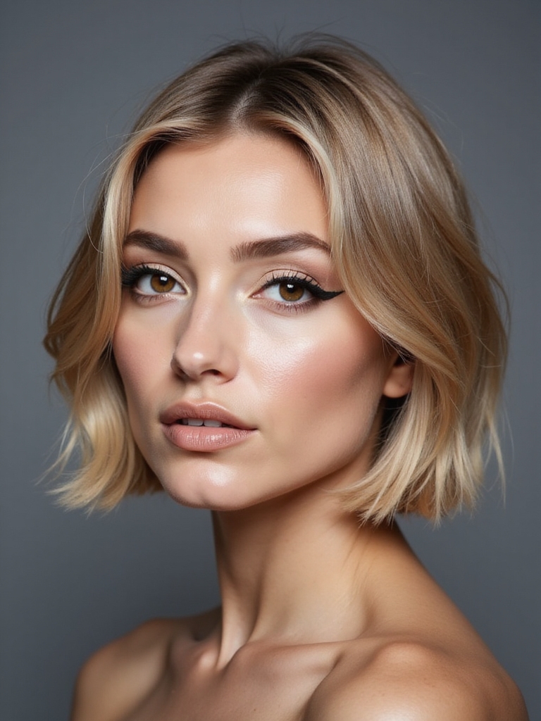 sleek polished short shag