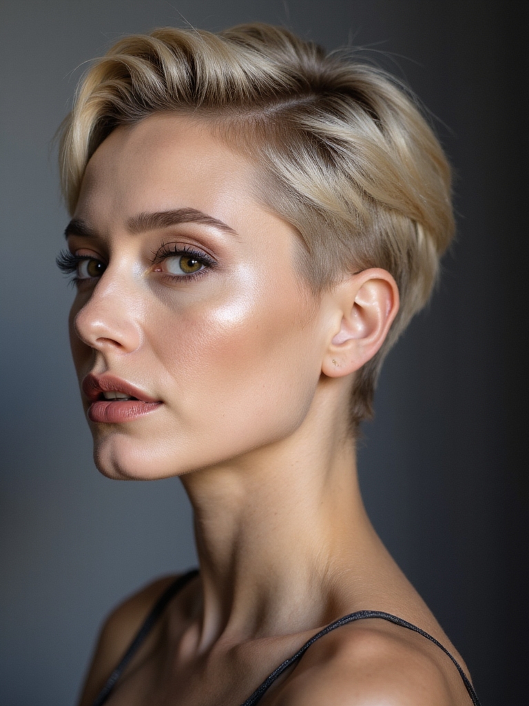 sleek polished versatile pixie