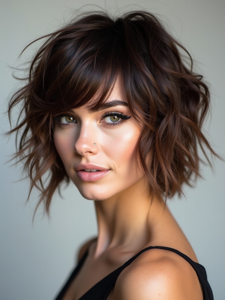 sleek textured choppy layers
