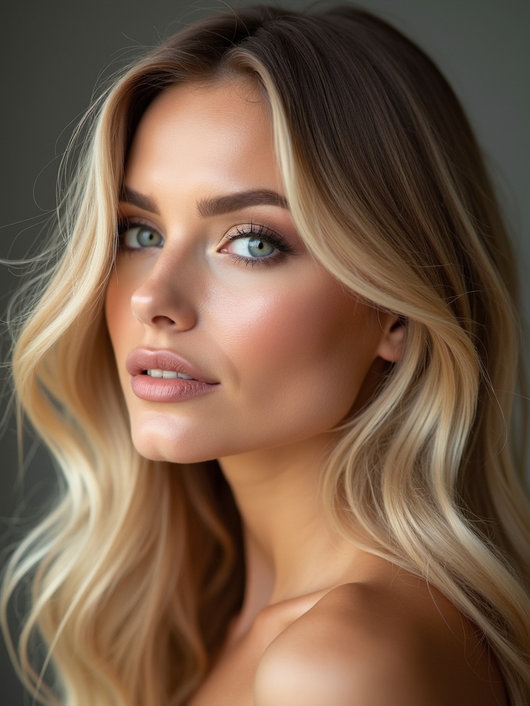 soft face framing layered dimension