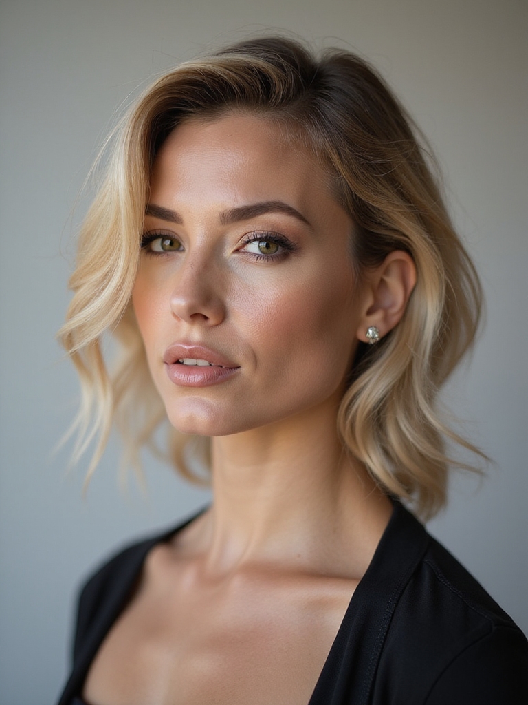 soft feminine long pixie