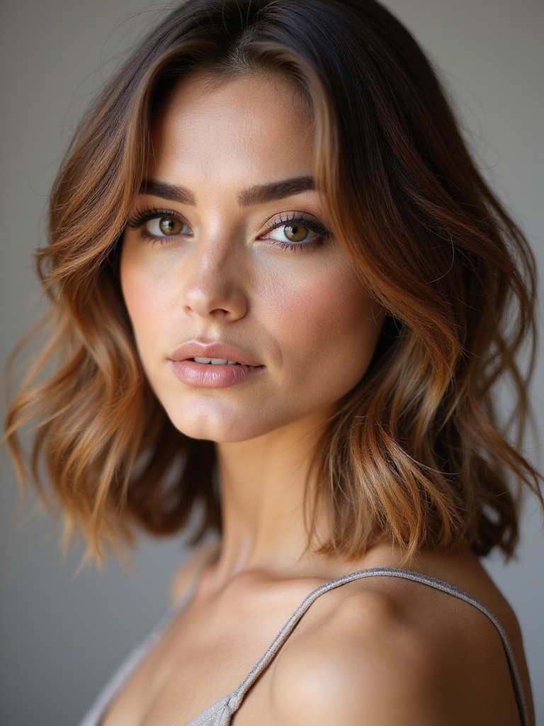 soft flowing tapered layers