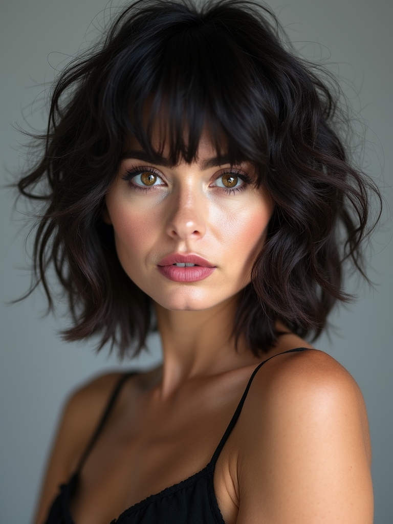 soft shag with curtain bangs