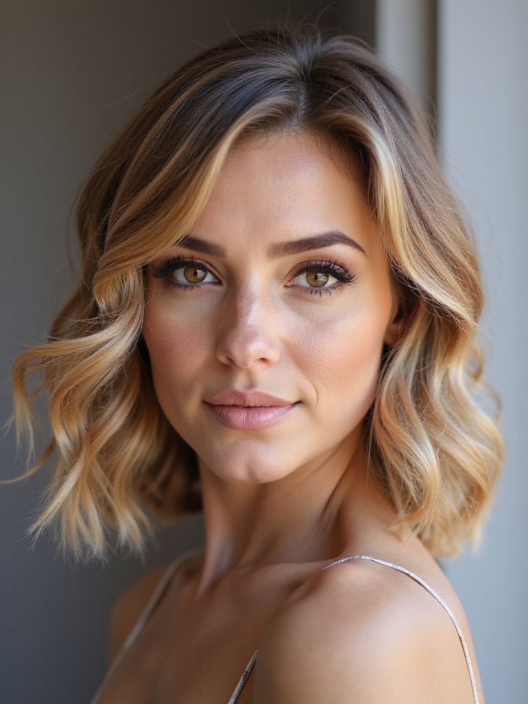 soft subtly layered gentle look