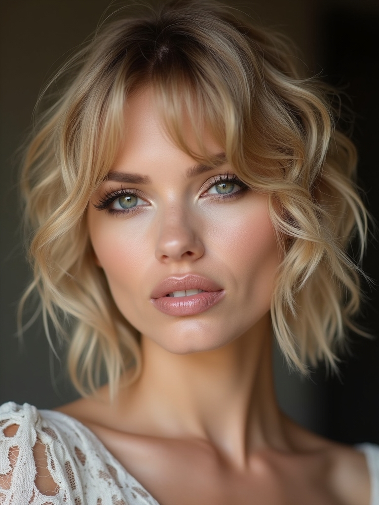 soft touchable face framing layers