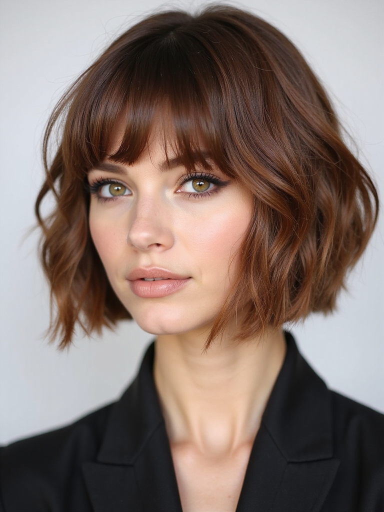 soft versatile curtain bangs