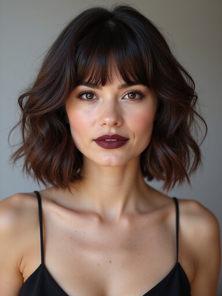 softening wispy bangs elevate bob
