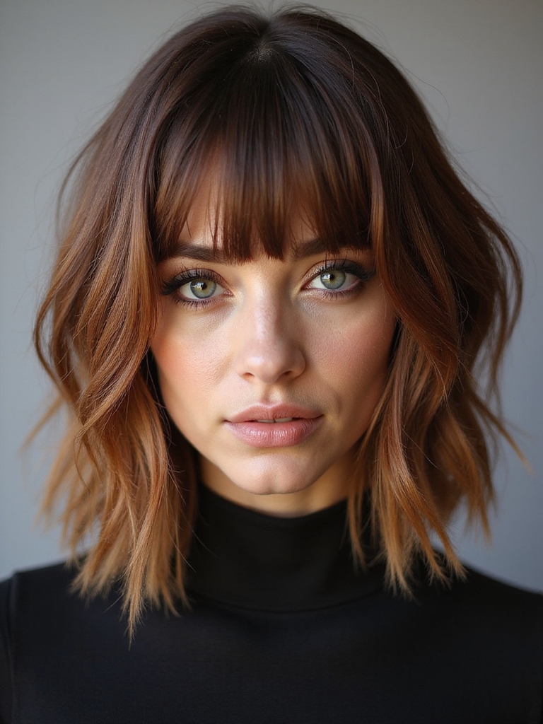 softly blended point cut layers