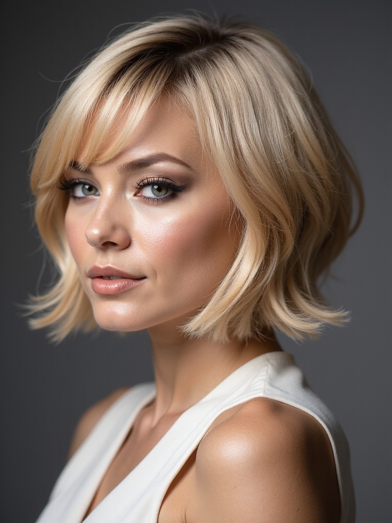 stacked bobs add volume