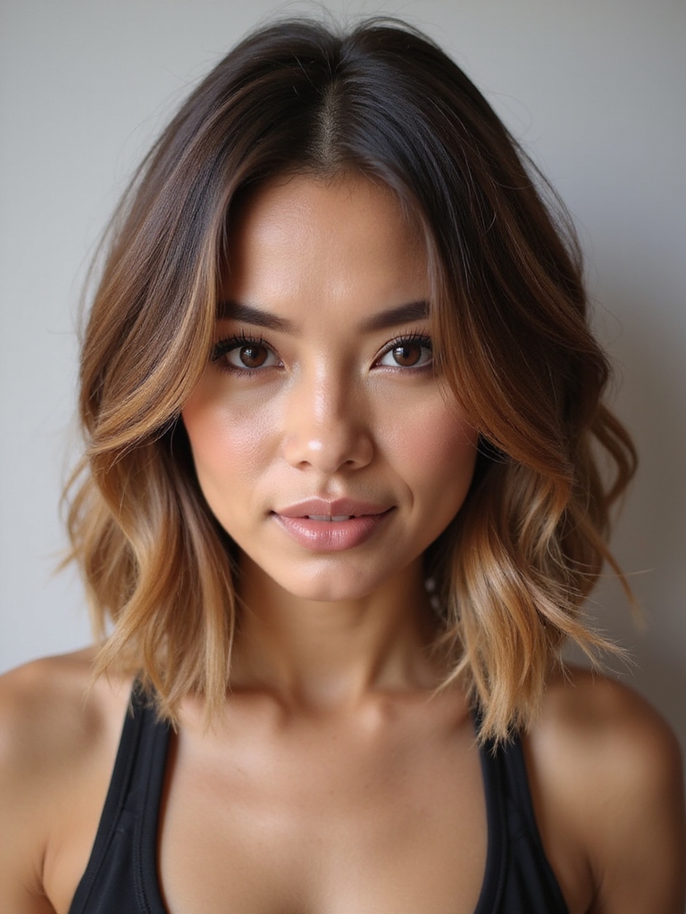 strategic color enhanced bob