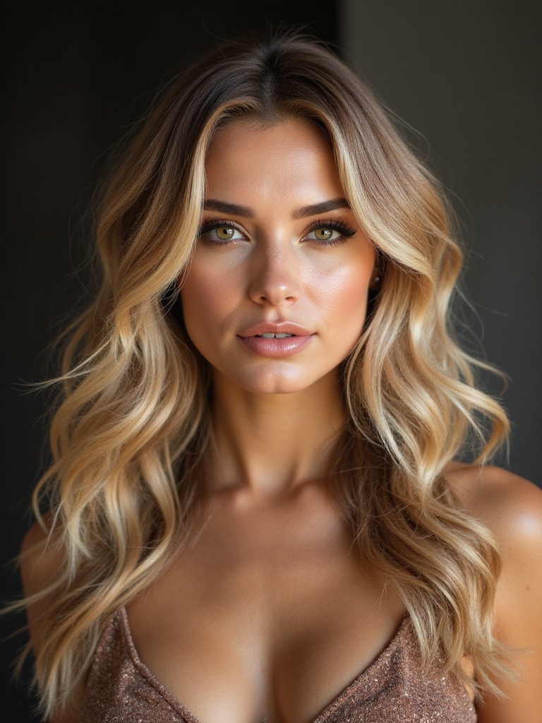 strategic color enhances feathered dimension