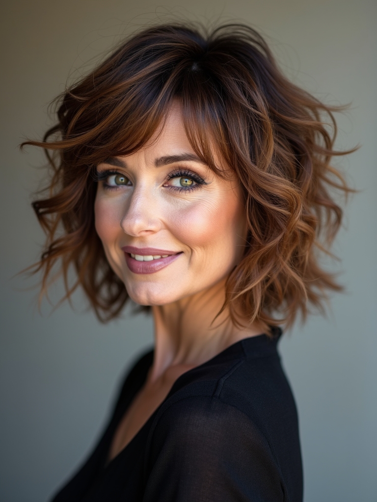 strategic dimensional face framing highlights