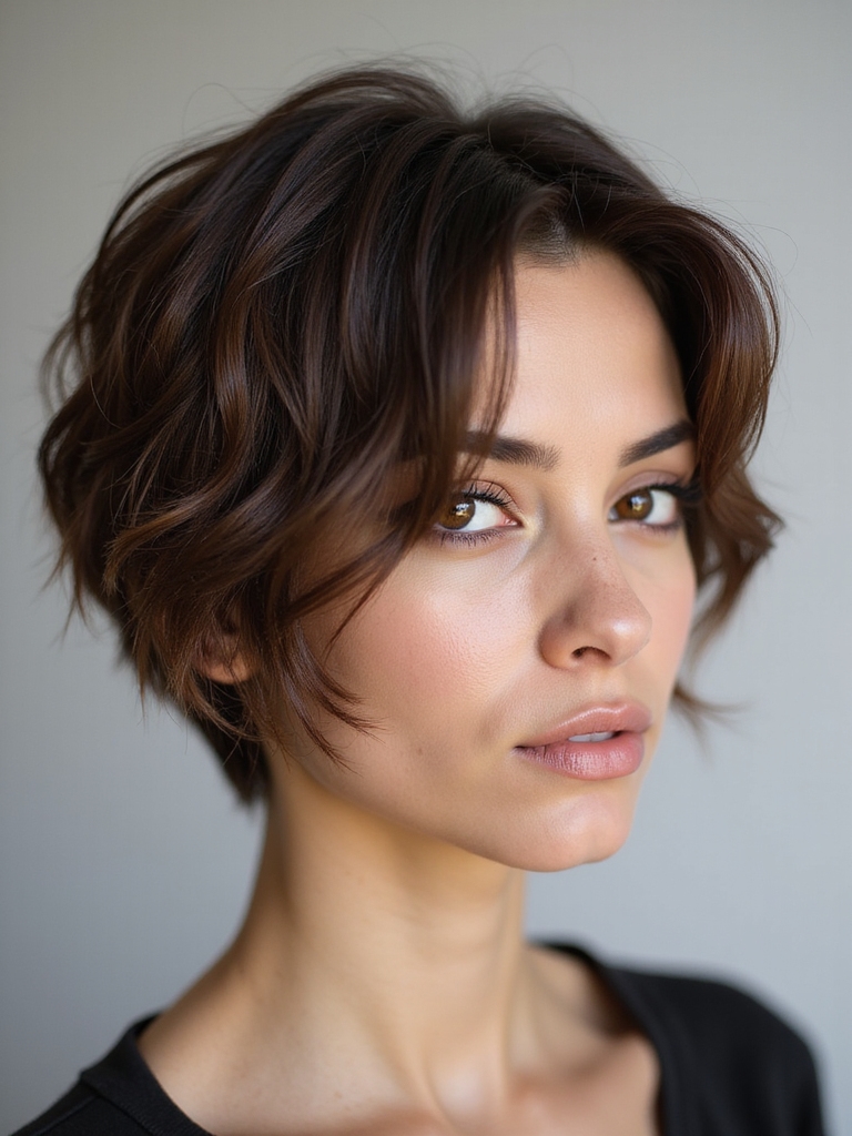 stylist experienced with layered cuts