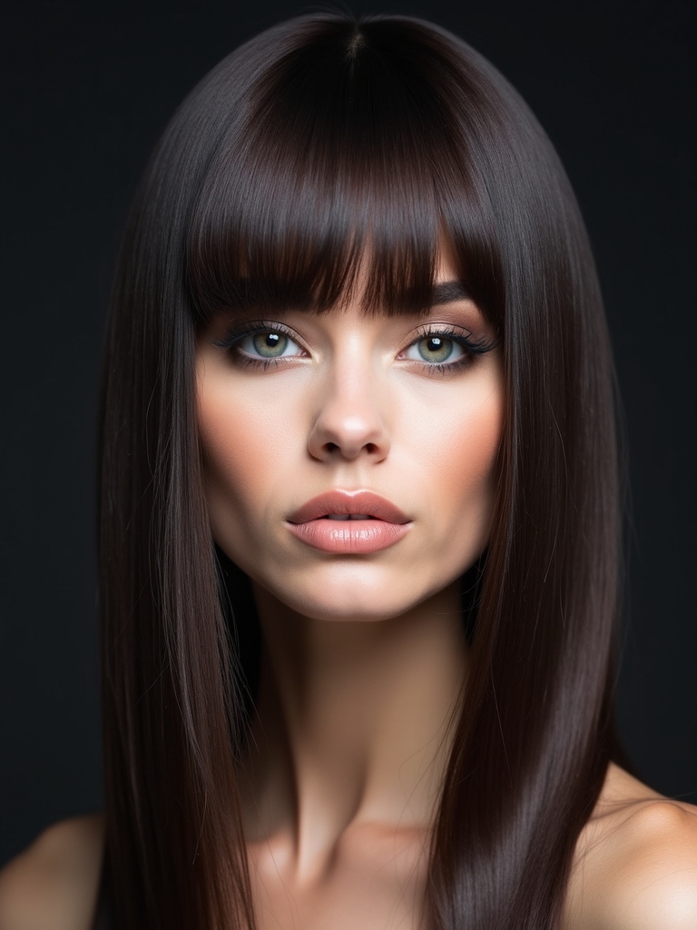 subtle layered sleek straightness