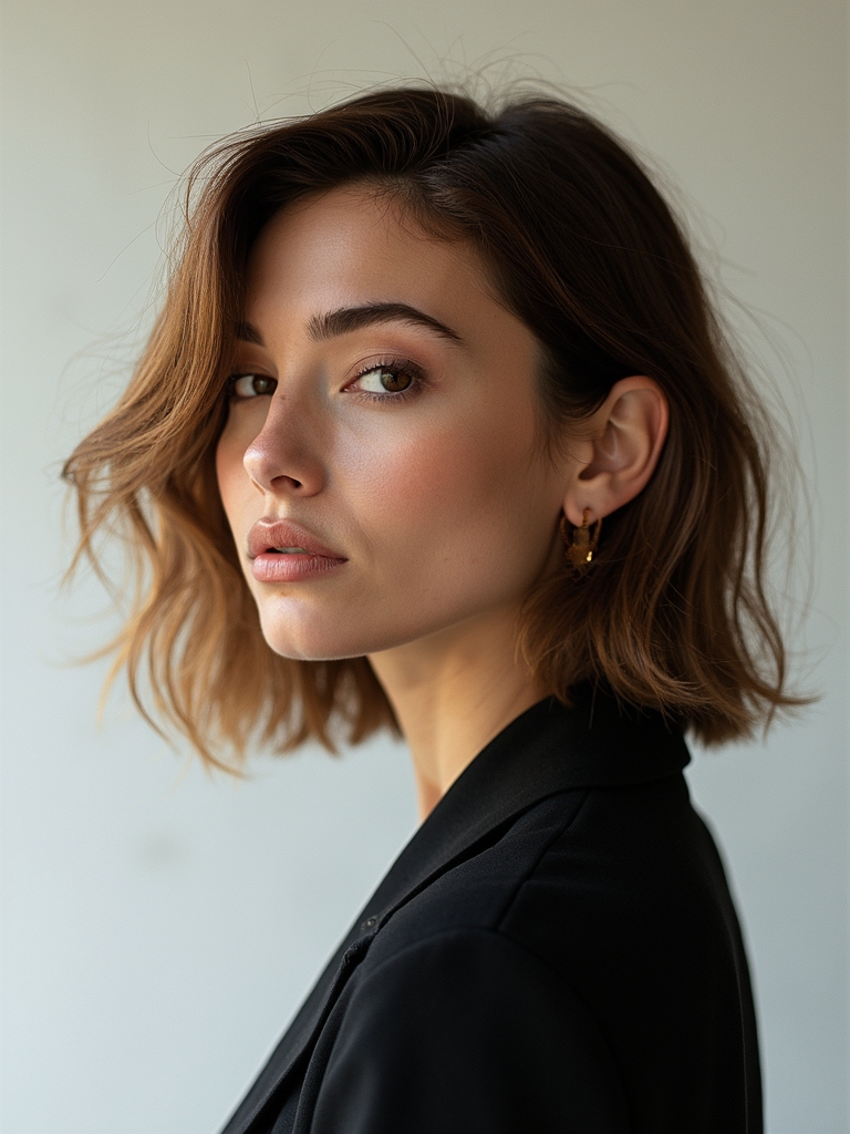 subtle micro layered textured lob